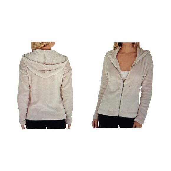 UGG TASHA DOUBLE FLEECE ZIP HOODIE. MOONBEAN. - Picture 1 of 7